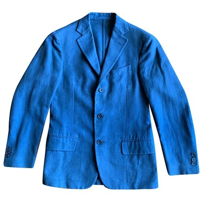 Pre-owned Piombo Vest In Blue