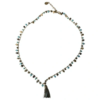 Pre-owned Gas Necklace In Blue