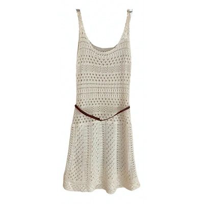 Pre-owned Drykorn Mid-length Dress In Beige