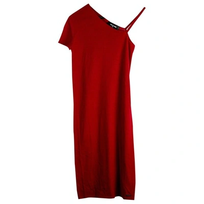 Pre-owned Dsquared2 Wool Tunic In Red