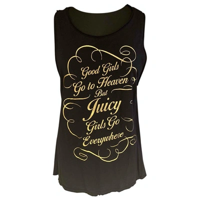 Pre-owned Juicy Couture Top In Black