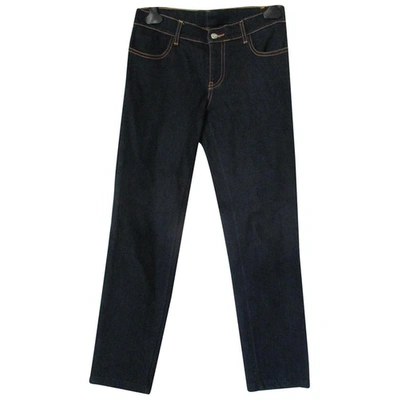 Pre-owned Roberto Cavalli Blue Denim - Jeans Trousers