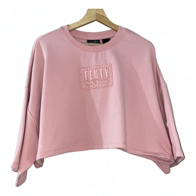 Pre-owned Fenty X Puma Pink Cotton Top