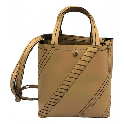 Pre-owned Proenza Schouler Leather Handbag In Beige