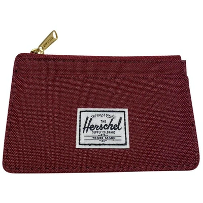 Pre-owned Herschel Cloth Small Bag In Burgundy
