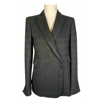 Pre-owned Costume National Wool Short Vest In Black
