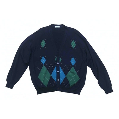 Pre-owned Cacharel Wool Cardigan In Blue