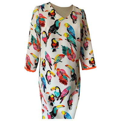 Pre-owned Xandres Mid-length Dress In Multicolour