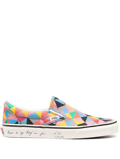 Vans X Moma Faith Ringgold Slip-on Trainer In Pink