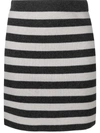 KENZO KNITTED STRIPED HIGH-WAISTED SKIRT