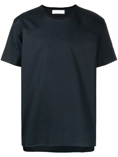 Société Anonyme Rear Flap Pocket T-shirt In Blue