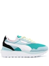 PUMA MULTI-PANEL DESIGN LACE-UP SNEAKERS