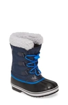 Sorel Kids' Yoot Pac Waterproof Snow Boot In Collegiate Navy Blue