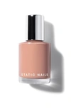 Static Nails Liquid Glass Nail Lacquer In Caramel Latte