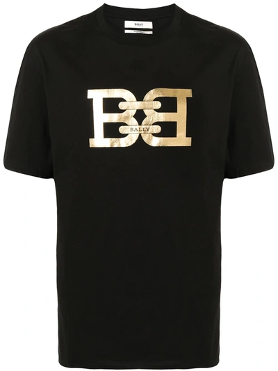 Bally Logo-print T-shirt In Black