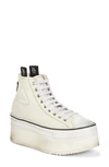 R13 PLATFORM HIGH TOP SNEAKER,R13S0070-003