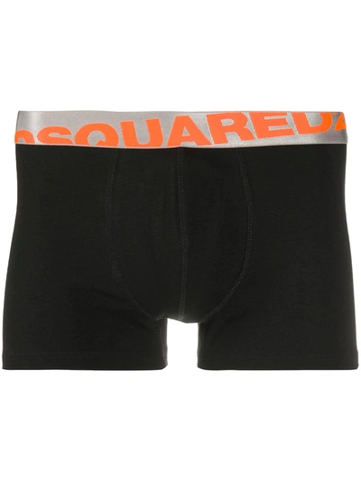 Dsquared2 Waistband Logo Boxers In Black