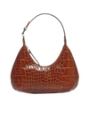BY FAR BY FAR BABY AMBER EMBOSSED SHOULDER BAG