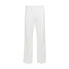 Valentino Straight-leg Drawstring Trousers In Bianco Ottico