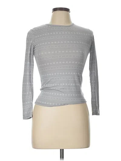 Pre-owned 32 Degrees 3/4 Sleeve T-shirt In Gray