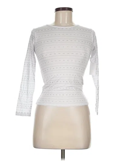 32 Degrees 3/4 Sleeve T-shirt In Silver