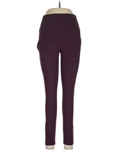 Pre-owned 32 Degrees Active Pants In Burgundy