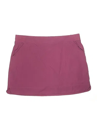 Pre-owned 32 Degrees Active Skort In Burgundy