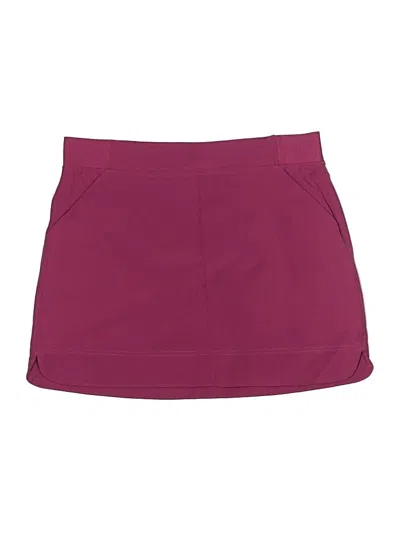 Pre-owned 32 Degrees Active Skort In Burgundy