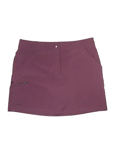 Pre-owned 32 Degrees Active Skort In Burgundy
