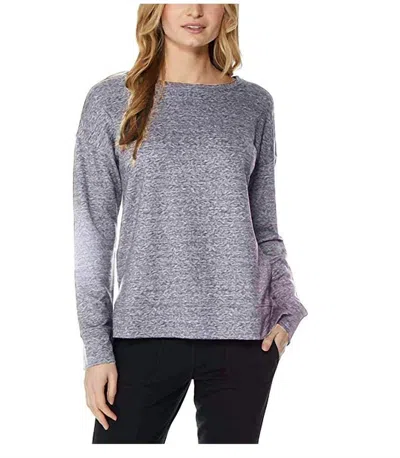 32 Degrees Apparel Soft Fleece Pullover Top In Heather Gray