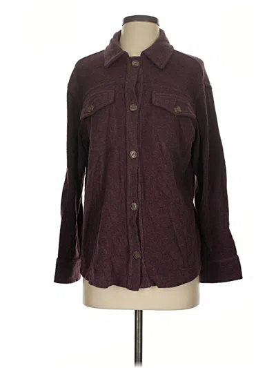 Pre-owned 32 Degrees Cardigan Sweater In Burgundy