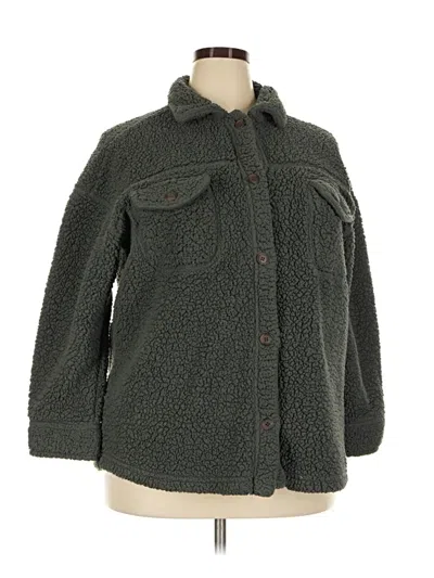 Pre-owned 32 Degrees Cardigan Sweater In Green