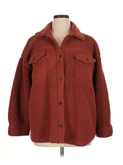 Pre-owned 32 Degrees Cardigan Sweater In Red