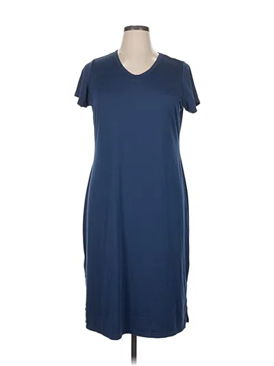 Pre-owned 32 Degrees Casual Dress In Blue