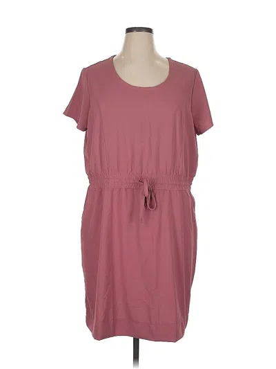 Pre-owned 32 Degrees Casual Dress In Burgundy