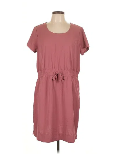 Pre-owned 32 Degrees Casual Dress In Burgundy