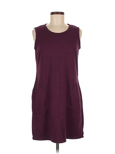 Pre-owned 32 Degrees Casual Dress In Burgundy