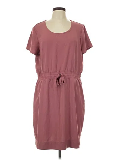 Pre-owned 32 Degrees Casual Dress In Burgundy