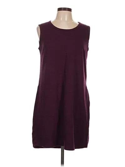 Pre-owned 32 Degrees Casual Dress In Burgundy