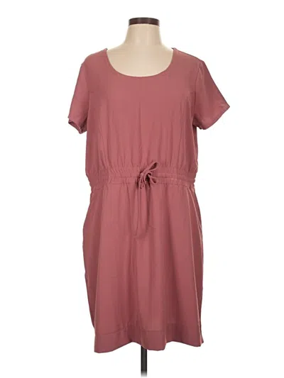 Pre-owned 32 Degrees Casual Dress In Burgundy