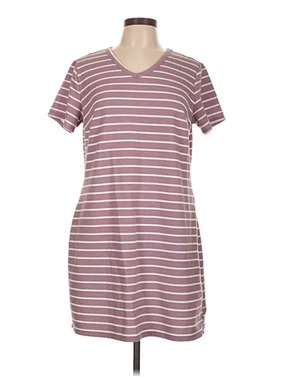 Pre-owned 32 Degrees Casual Dress In Burgundy
