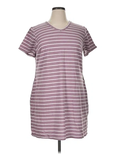 Pre-owned 32 Degrees Casual Dress In Burgundy