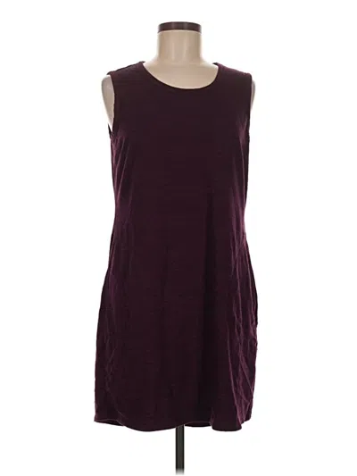 Pre-owned 32 Degrees Casual Dress In Burgundy