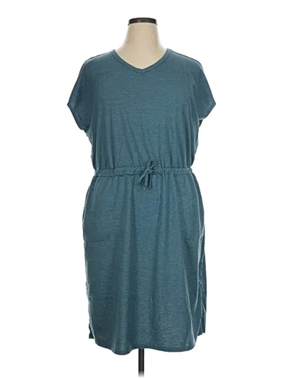 Pre-owned 32 Degrees Casual Dress In Teal