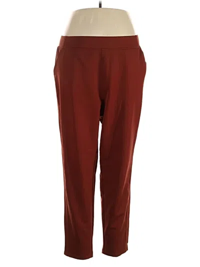 Pre-owned 32 Degrees Casual Pants In Burgundy