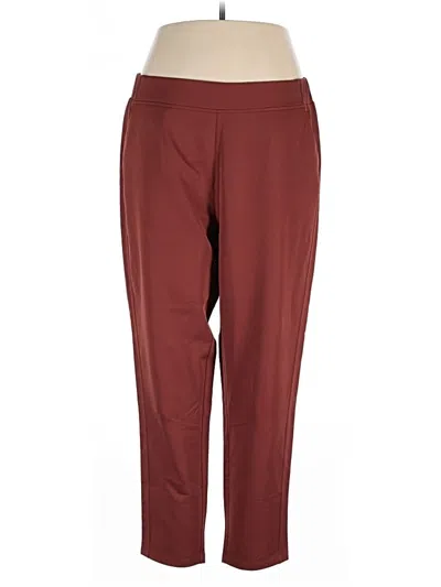 Pre-owned 32 Degrees Casual Pants In Burgundy