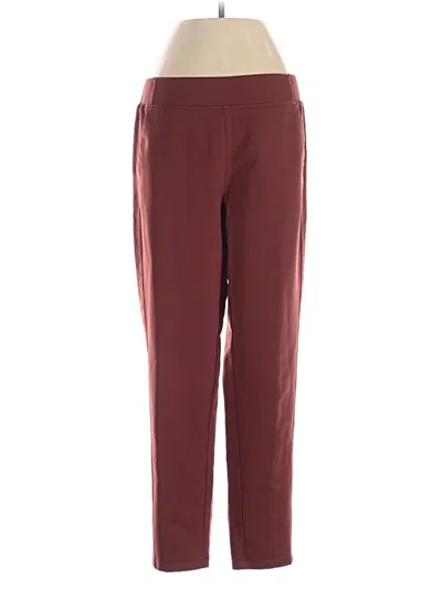 Pre-owned 32 Degrees Casual Pants In Burgundy