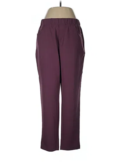 Pre-owned 32 Degrees Casual Pants In Burgundy