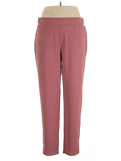 Pre-owned 32 Degrees Casual Pants In Burgundy
