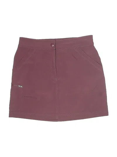 Pre-owned 32 Degrees Casual Skirt In Burgundy